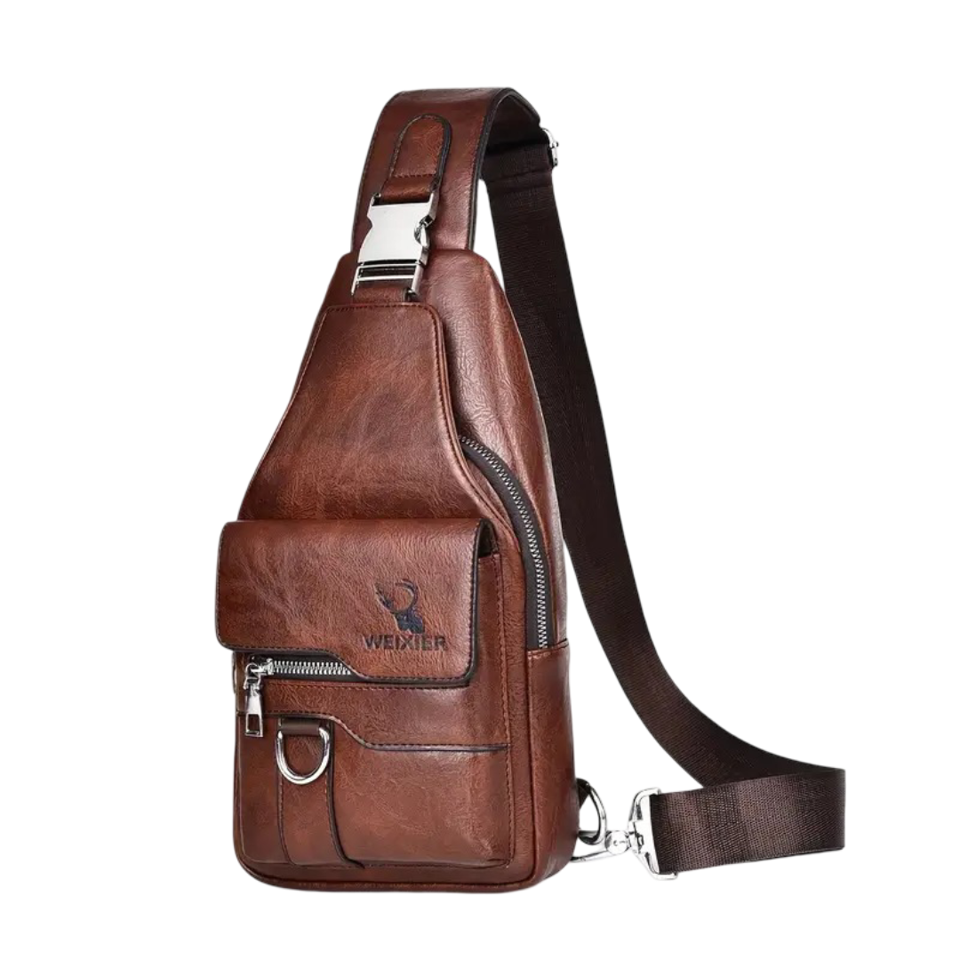 Daxton cuir Sling-reppu