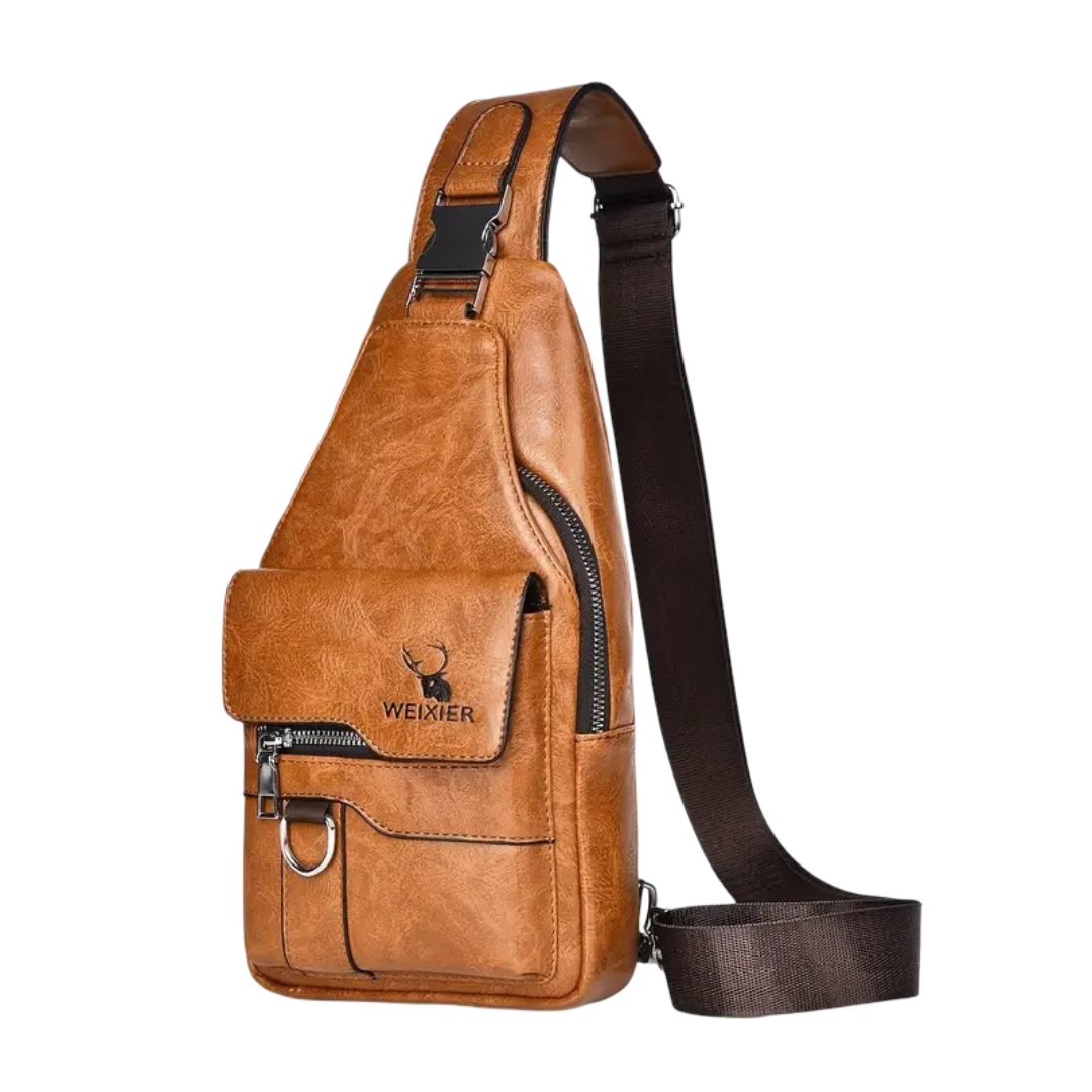 Daxton cuir Sling-reppu
