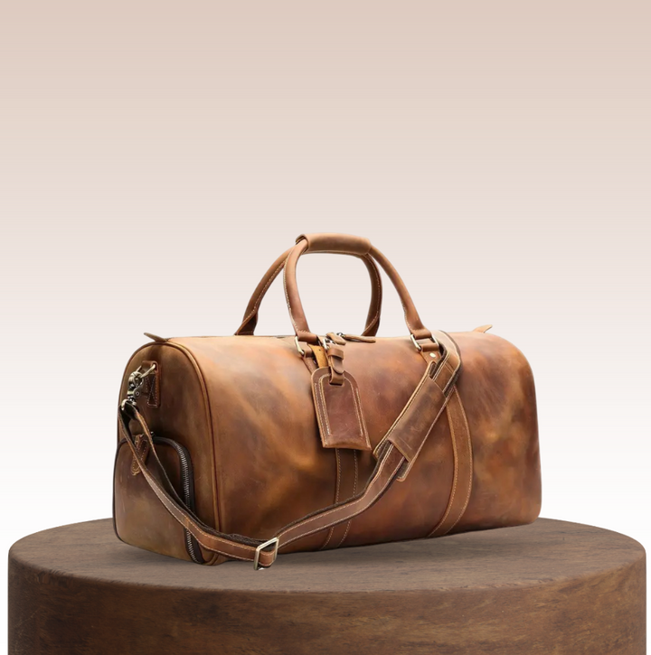 Arden | klassinen nahkainen Duffel Tote