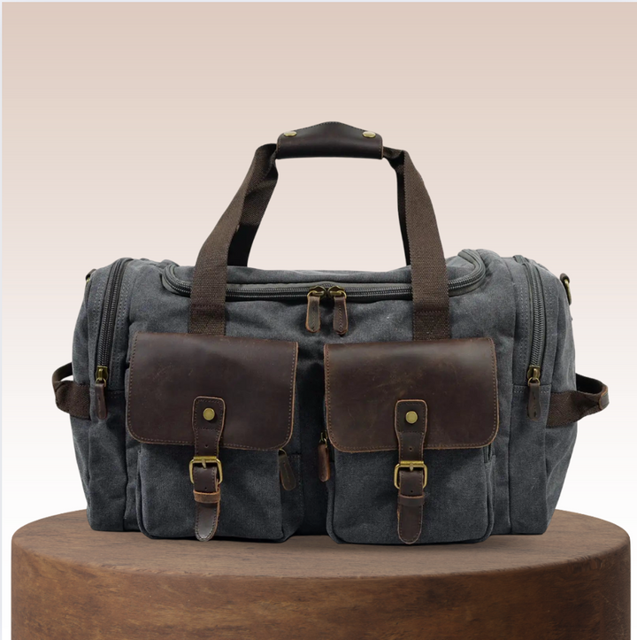 Harlan | vintage toile viikonloppu Duffle-laukku