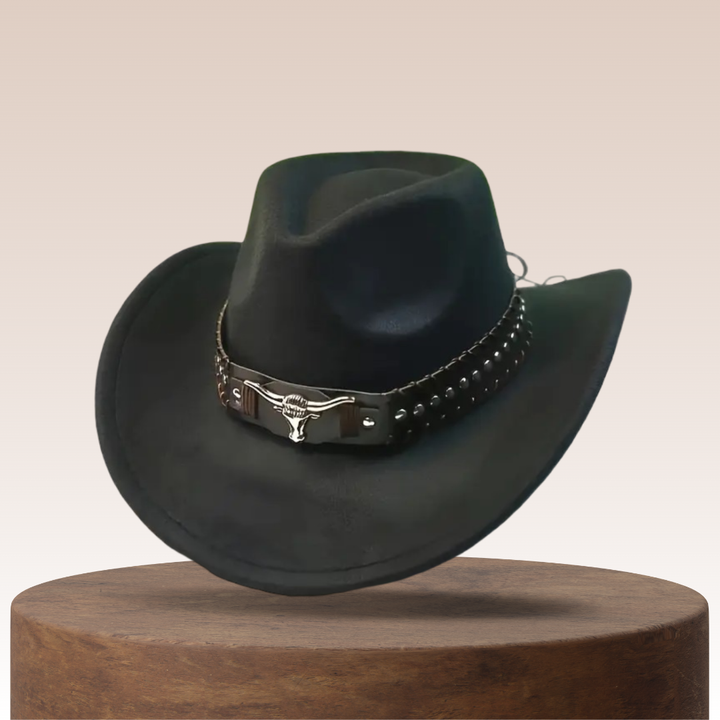 Dalton | vintage suuri Brim Cowboy-hattu klassisella länsityylisellä charmilla