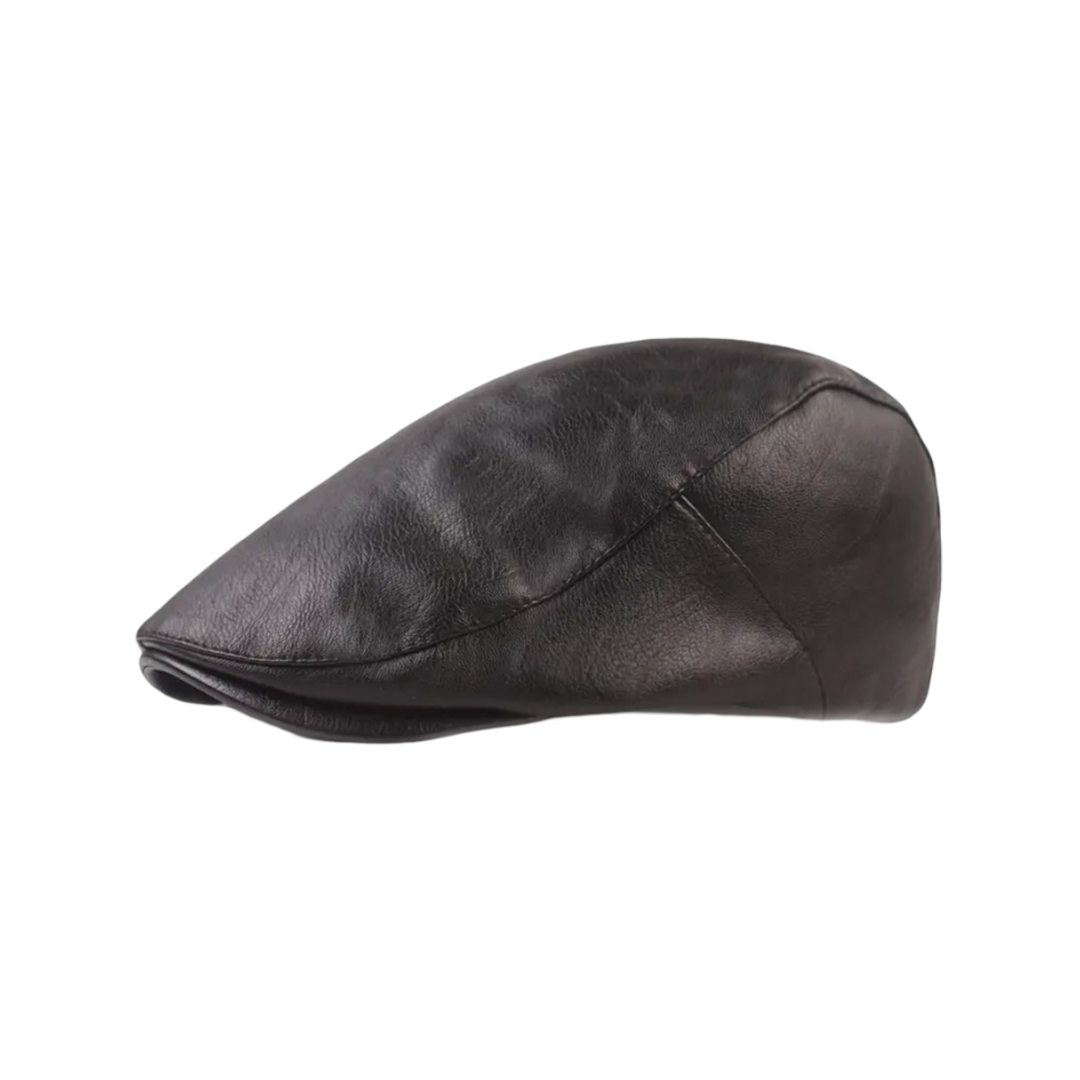 Alaric | vintage-tyylinen nahkainen lippalakki