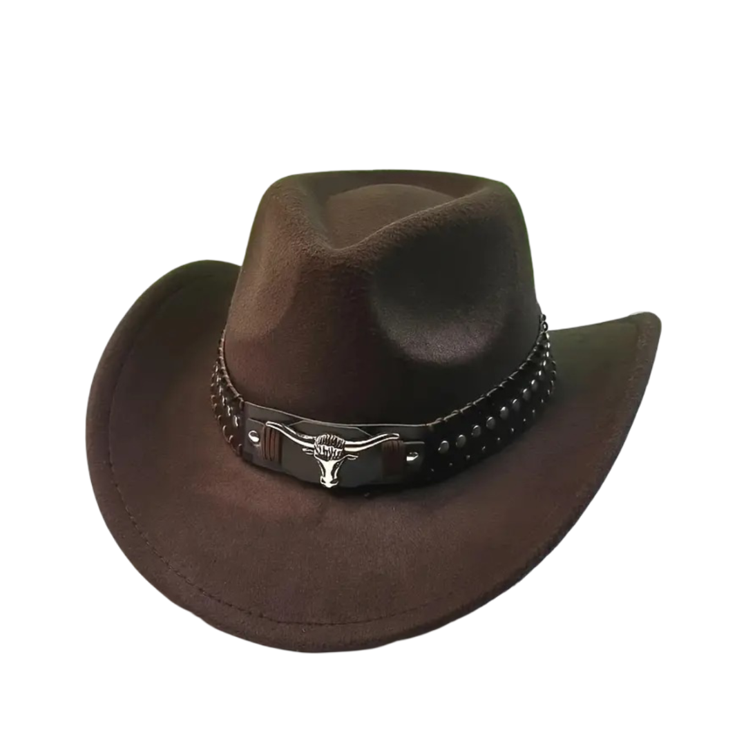 Dalton | vintage suuri Brim Cowboy-hattu klassisella länsityylisellä charmilla