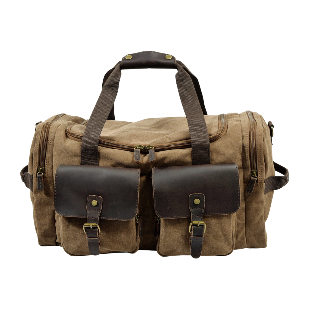 Harlan | vintage toile viikonloppu Duffle-laukku