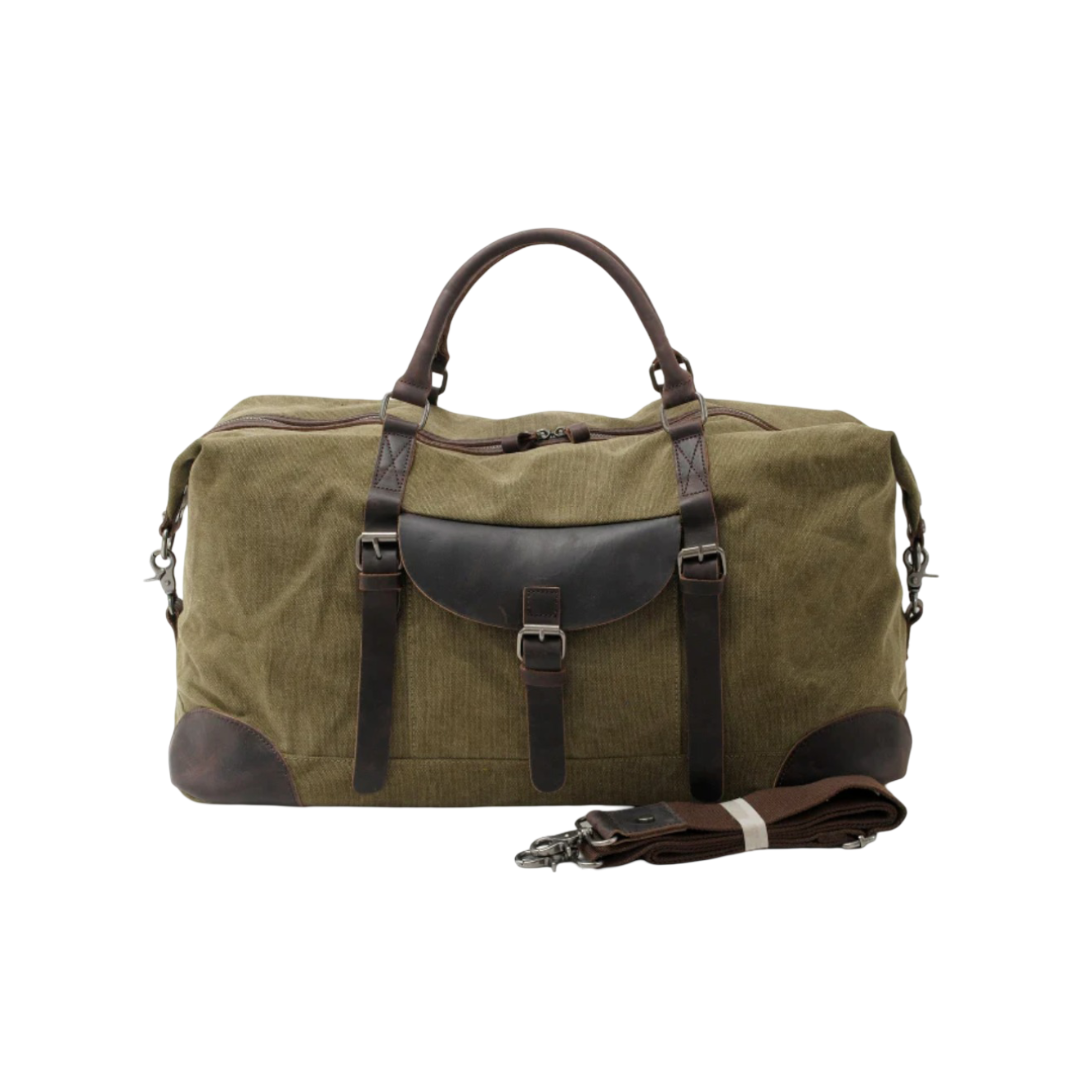 Francis | vintage Rugged nahkainen duffel-laukku