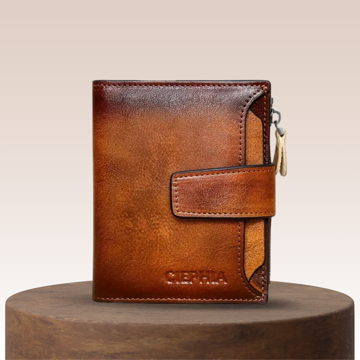 Callum | vintage-käsilompakko RFID-trifold