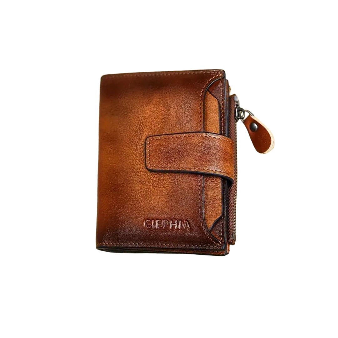 Callum | vintage-käsilompakko RFID-trifold