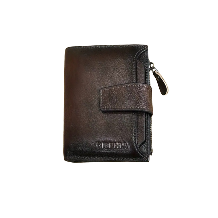 Callum | vintage-käsilompakko RFID-trifold