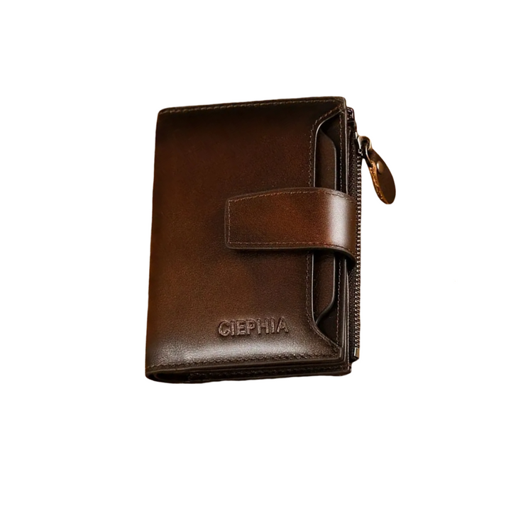 Callum | vintage-käsilompakko RFID-trifold